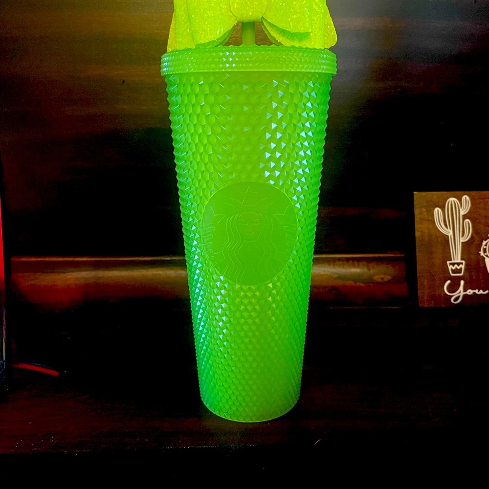 2022 Starbucks Lemongrass Glow in the Dark Tumbler